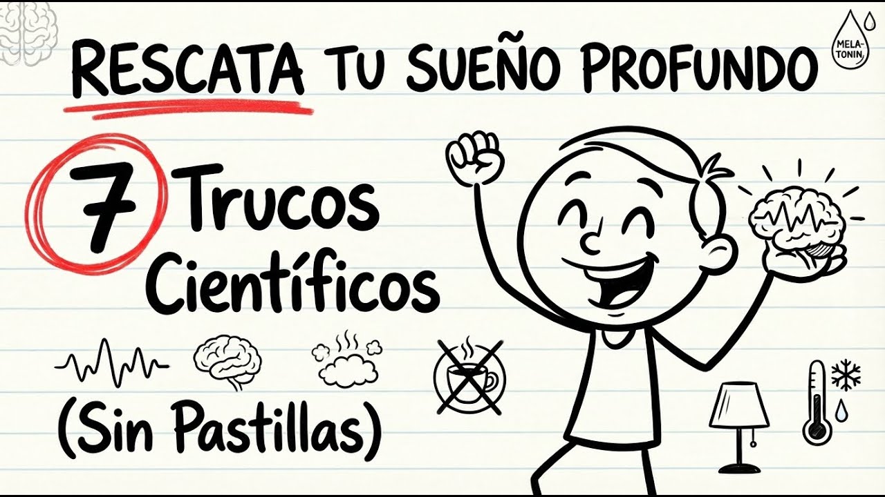 Duermes, pero no descansas: cómo recuperar el sueño profundo sin pastillas #rutinanocturna  #dormir 