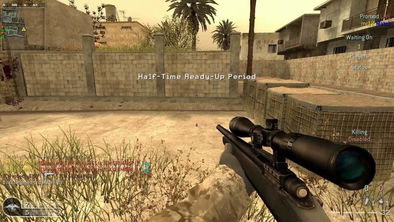 CoD4: Promod Demos::::: d.SoCLoN gameplay (vs TCM backlot)