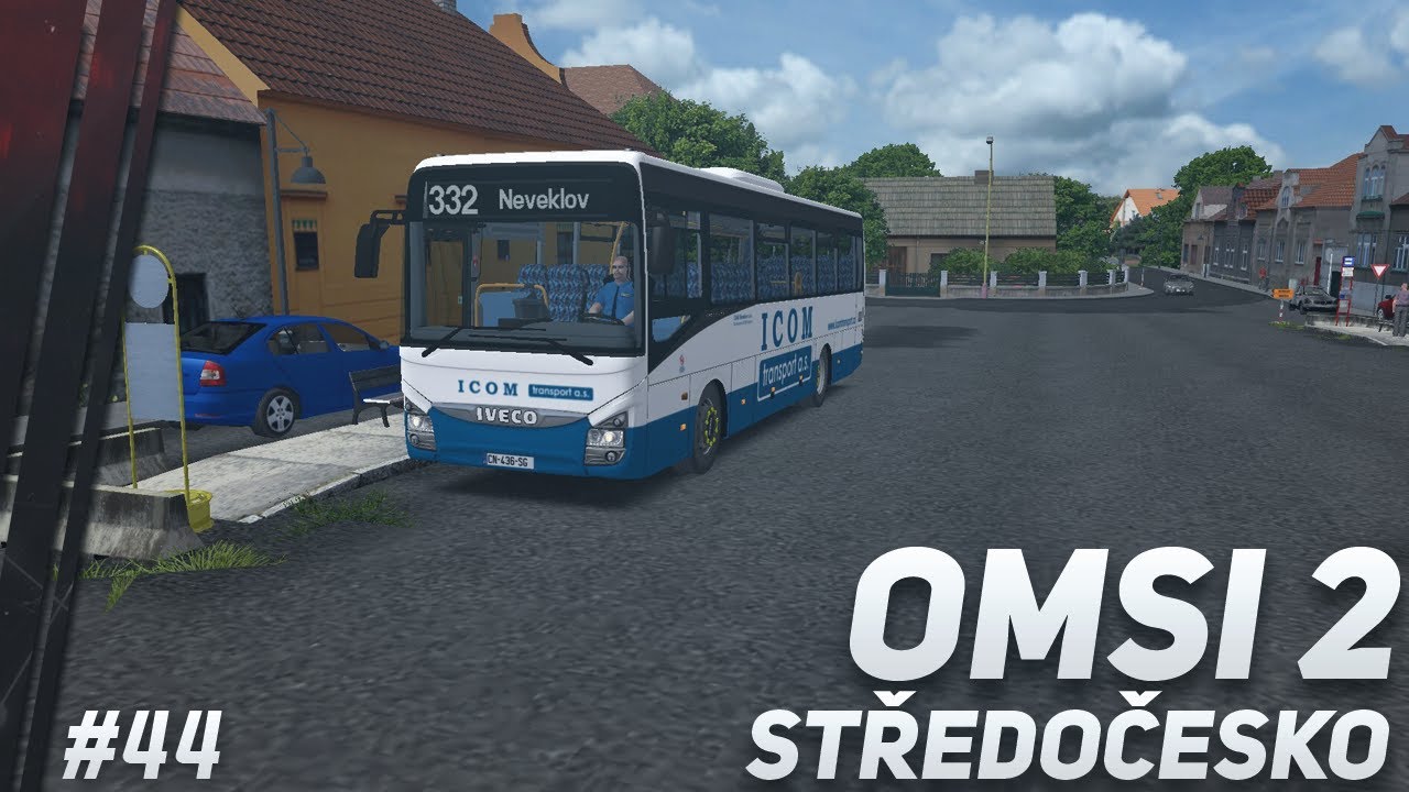 OMSI 2►IVECO CROSSWAY LINE 10M►Středočesko v2.1►Linka: 332►#44►FULL HD