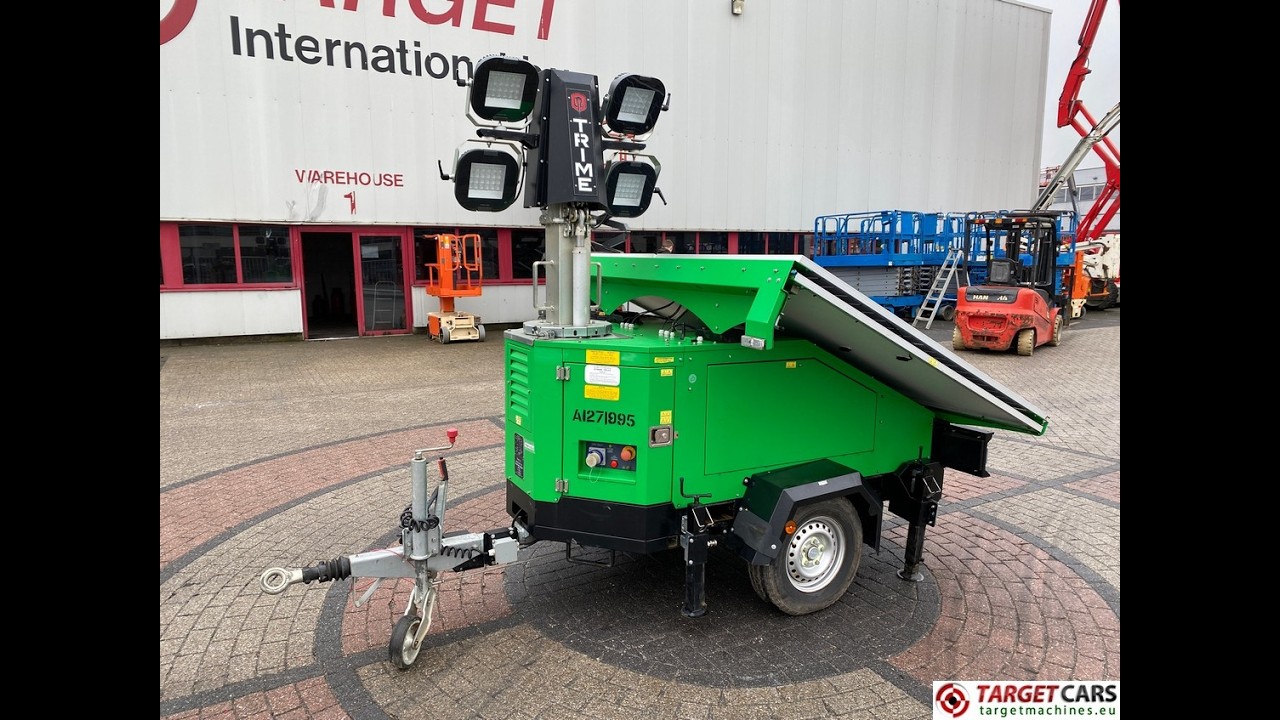 783808 TRIME X-SOLAR TOWER LIGHT 4x60W LED ELECTRIC MOBILE LIGHTNING TOWERLIGHT 800CM 2022 560220753