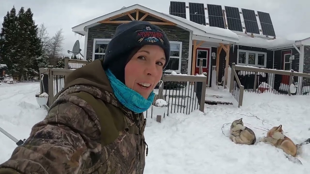 Early Winter Storm Hits My Off Grid Cabin