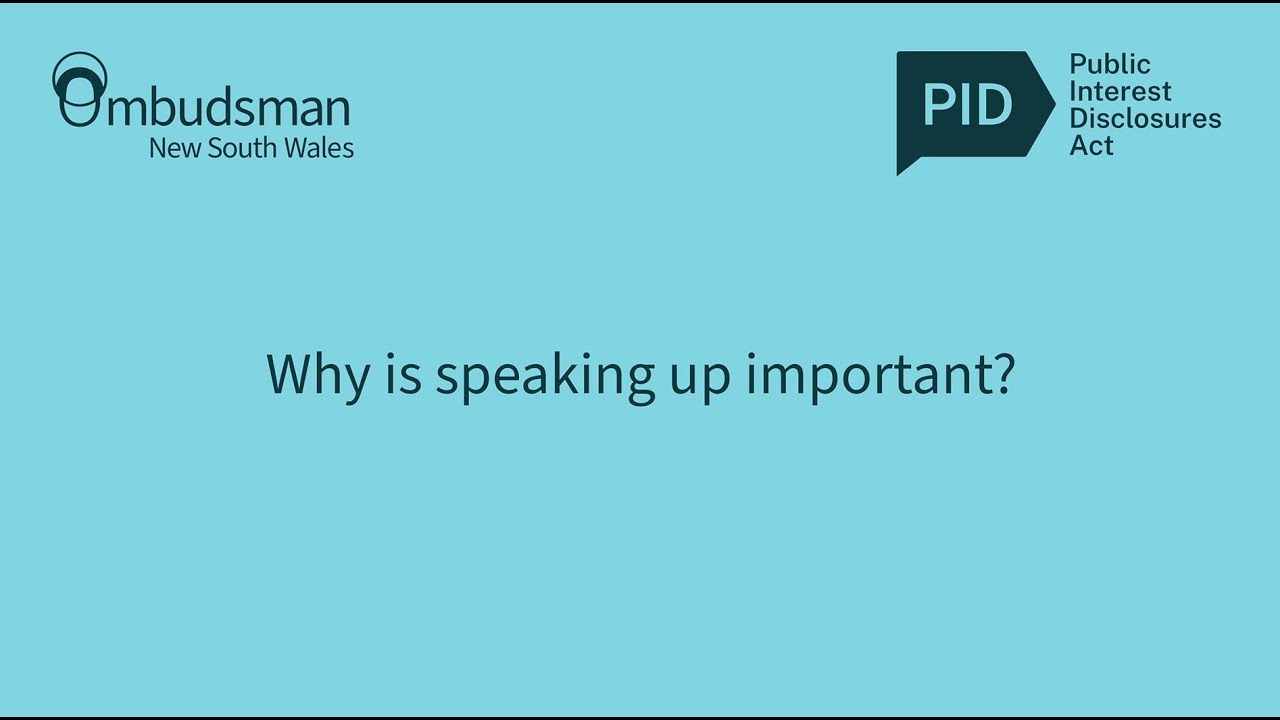 PID Bytes: Why is speaking up important?