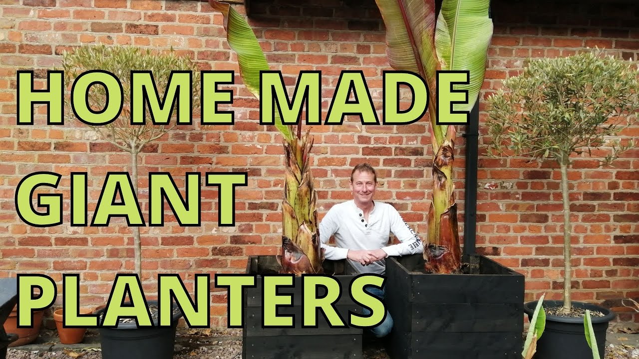 Home Made Large Wooden Garden Planters