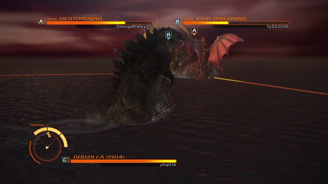 Godzilla PS4: Godzilla 2014 vs Destoroyah vs King Ghidorah