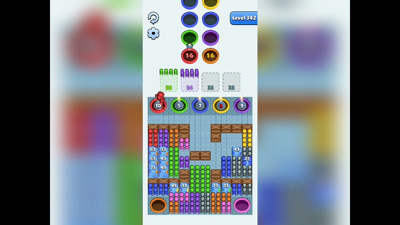 Hole People Level 342 Walkthrough Solution