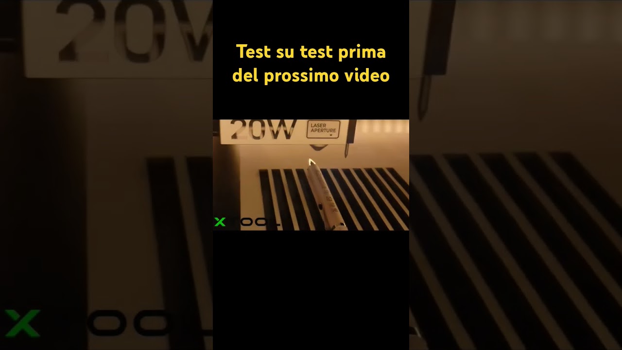 TEST SU TEST PRIMA DEL PROSSIMO VIDEO