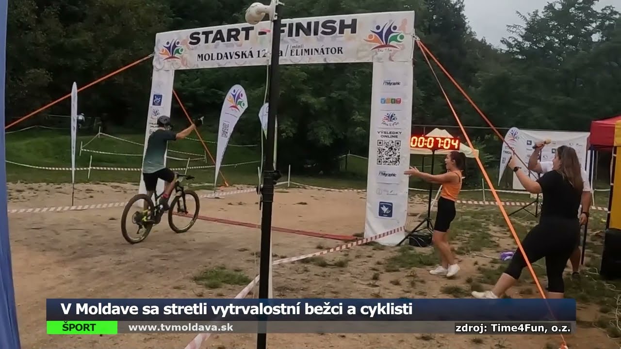 V Moldave sa stretli vytrvalostn&iacute; bežci a cyklisti
