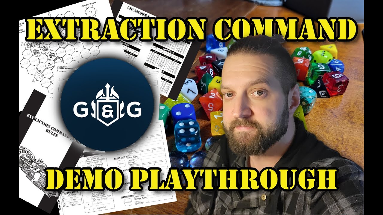 Extraction Command Game Rules Demo and Playthrough