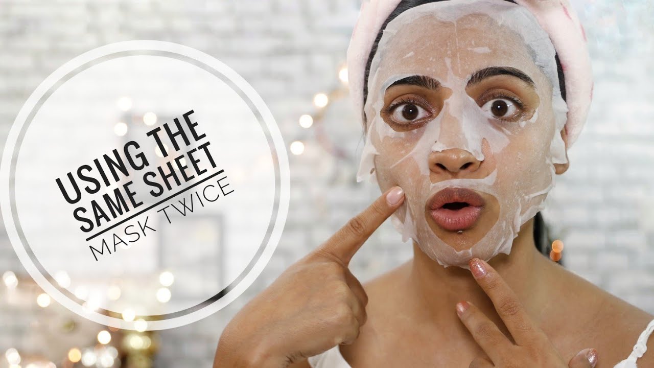 I Used the same sheet Mask TWICE! | superwowstyle