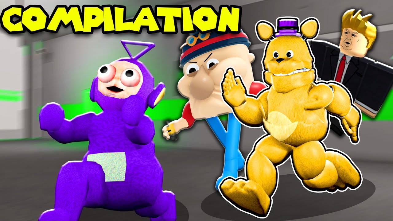 ESCAPE FROM EPIC SHOOL FREDBEAR! | Tinky Winky Plays: Roblox Compilation