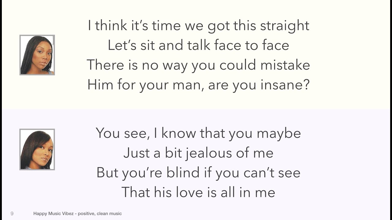 The Boy is Mine - Brandy & Monica - Parts & Lyrics (Radio Edit)