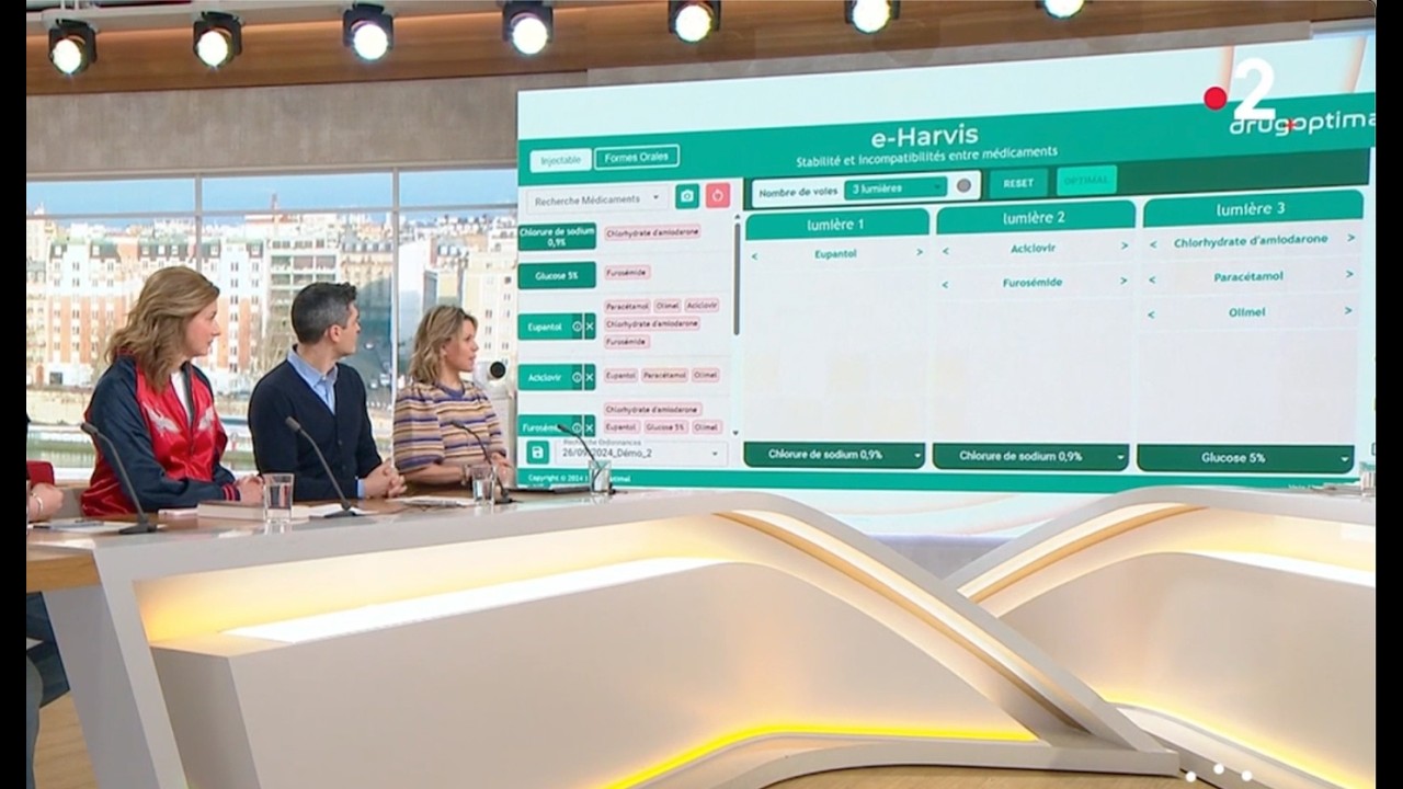 Perfusions à l’hôpital : le logiciel DrugOptimal présenté dans Télématin