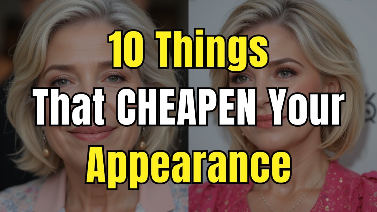 10 Things That CHEAPEN Your Appearance