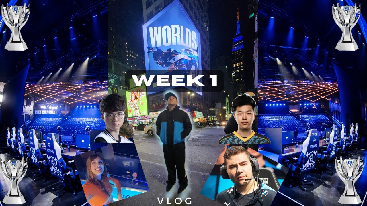 Worlds in New York is so HYPE! | Week 1 #Worlds2022 LoL VLOG
