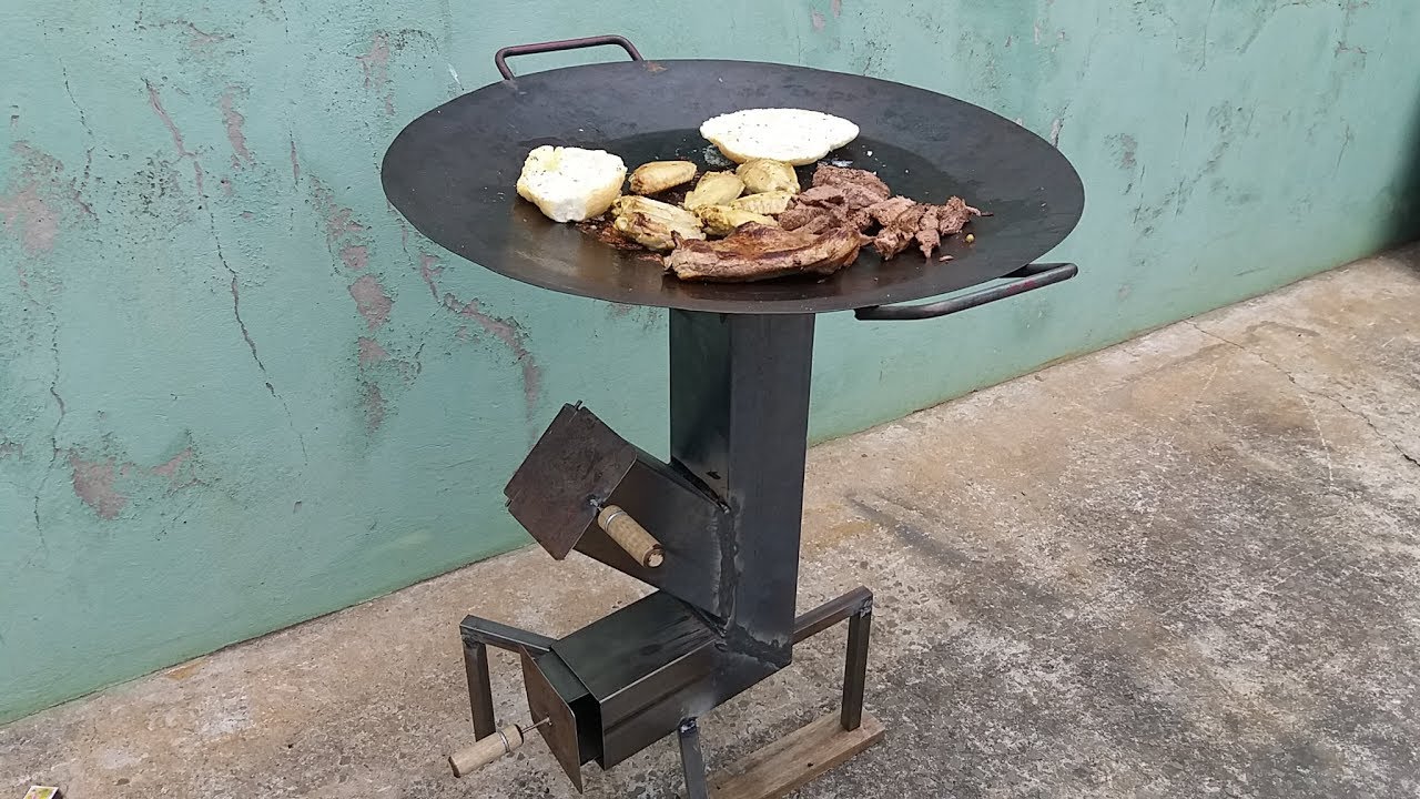 Fogão a Lenha Portátil 2 (Como Fazer e Teste)
