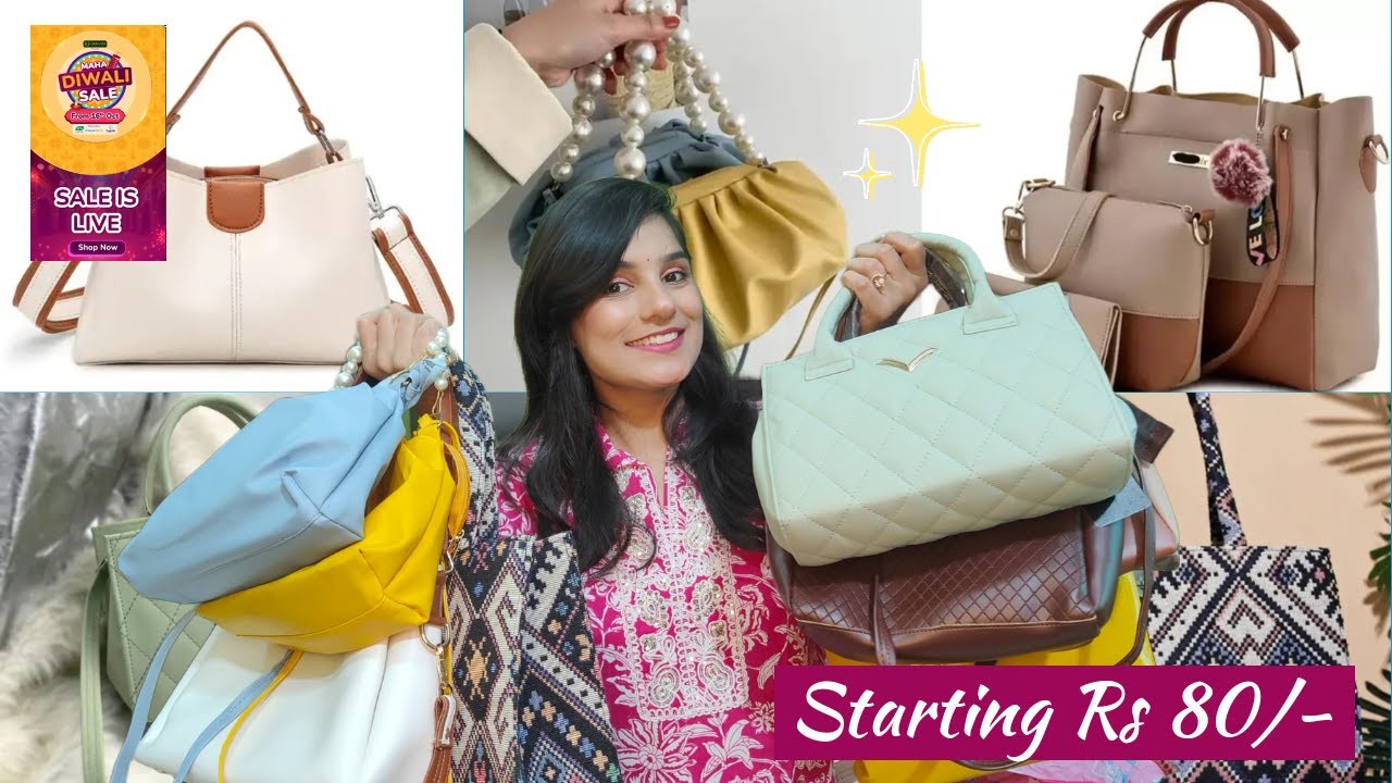 *Huge* Meesho Bag Haul Starts @80/-🛍🥰✨️Itne Saste Or Sunder | Latest Hand bag / Sling Bag/ Tote Bag