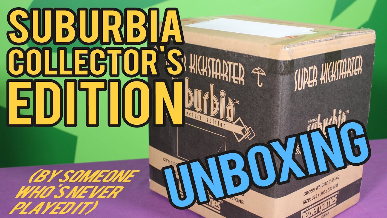 Suburbia Collector's Edition Kickstarter Unboxing