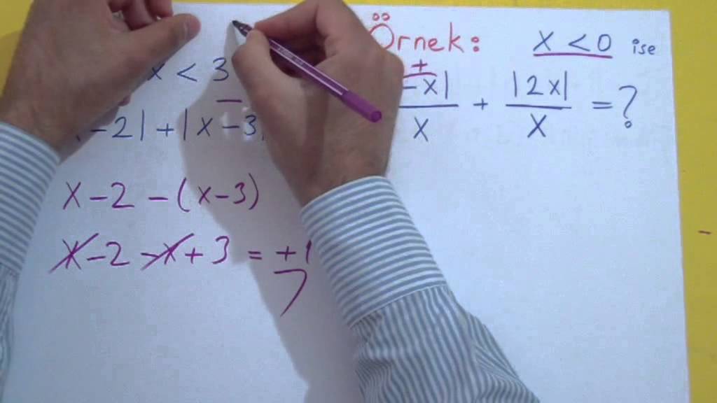 MUTLAK DEĞER 1 - Şenol Hoca