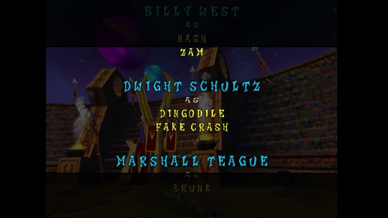 クラッシュ・バンディクー 爆走! ニトロカート クレジット - Crash Nitro Kart Japanese credits