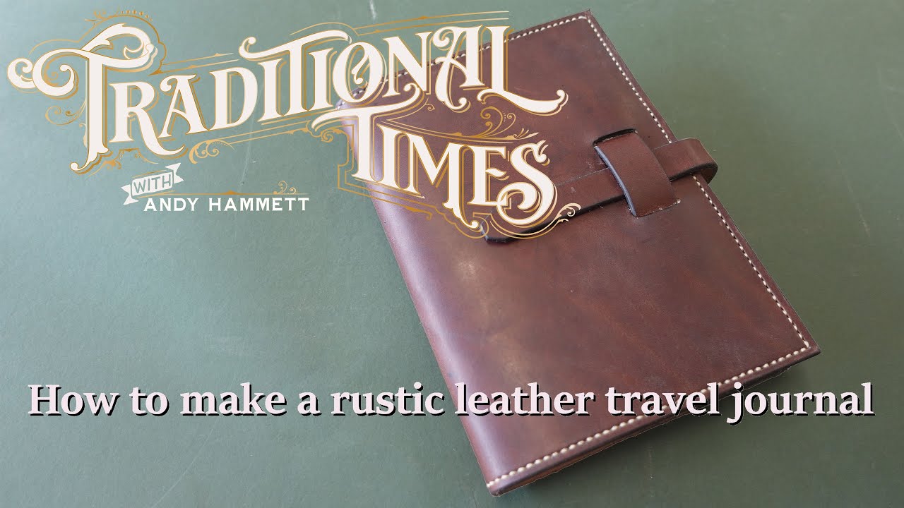 6. Leather travel journal