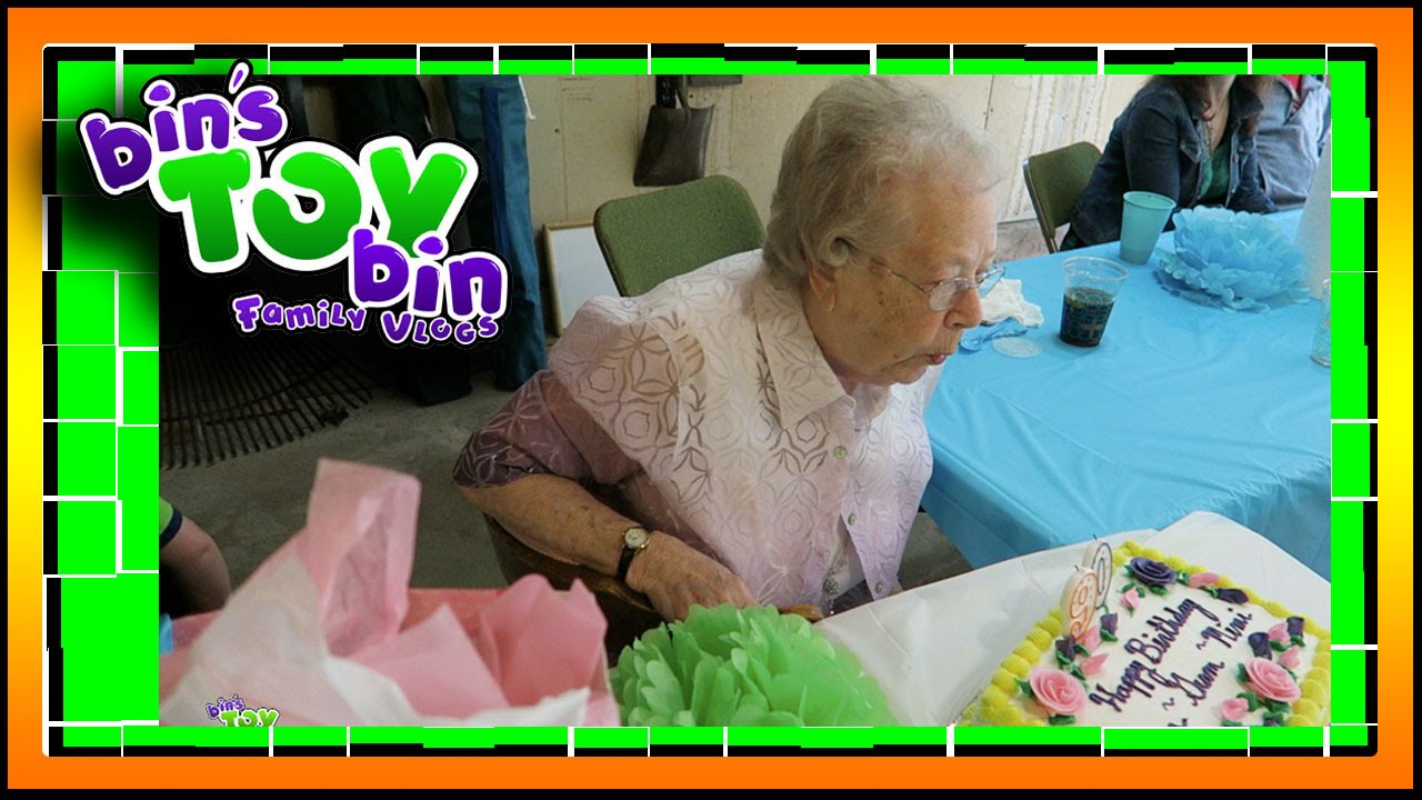 HAPPY BIRTHDAY GREAT GRAMMY (AND HARRY POTTER) | 7.31.2016 | Bin's Toy Bin Daily Vlog