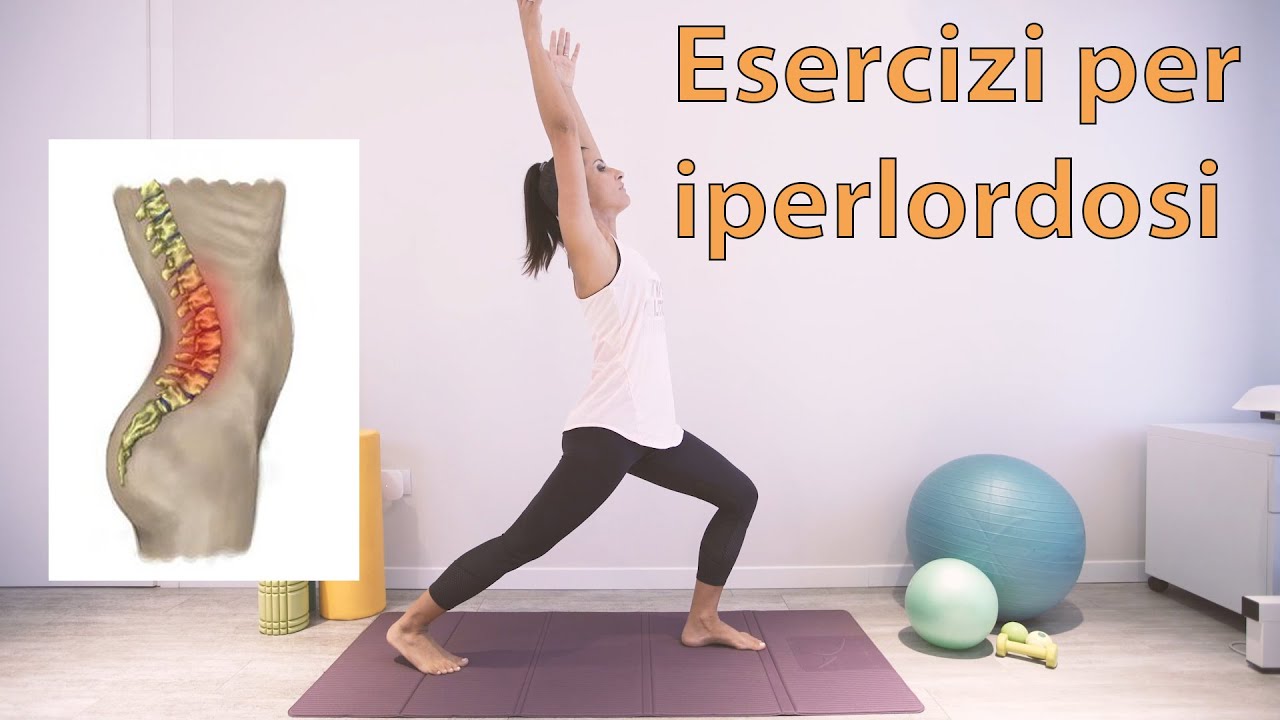 ESERCIZI SPECIFICI PER MIGLIORARE l' IPERLORDOSI