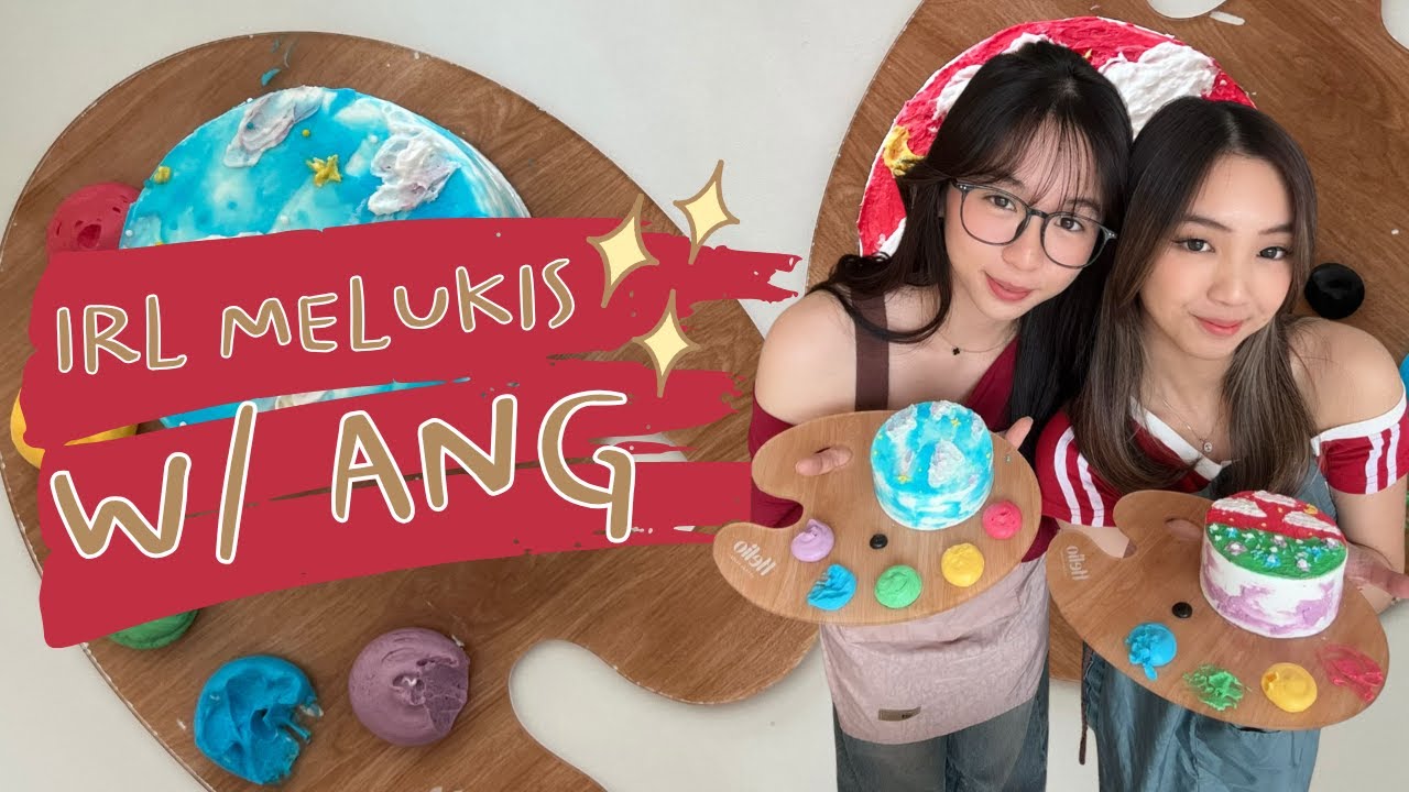IRL MELUKIS BERSAMA @angbiiyah