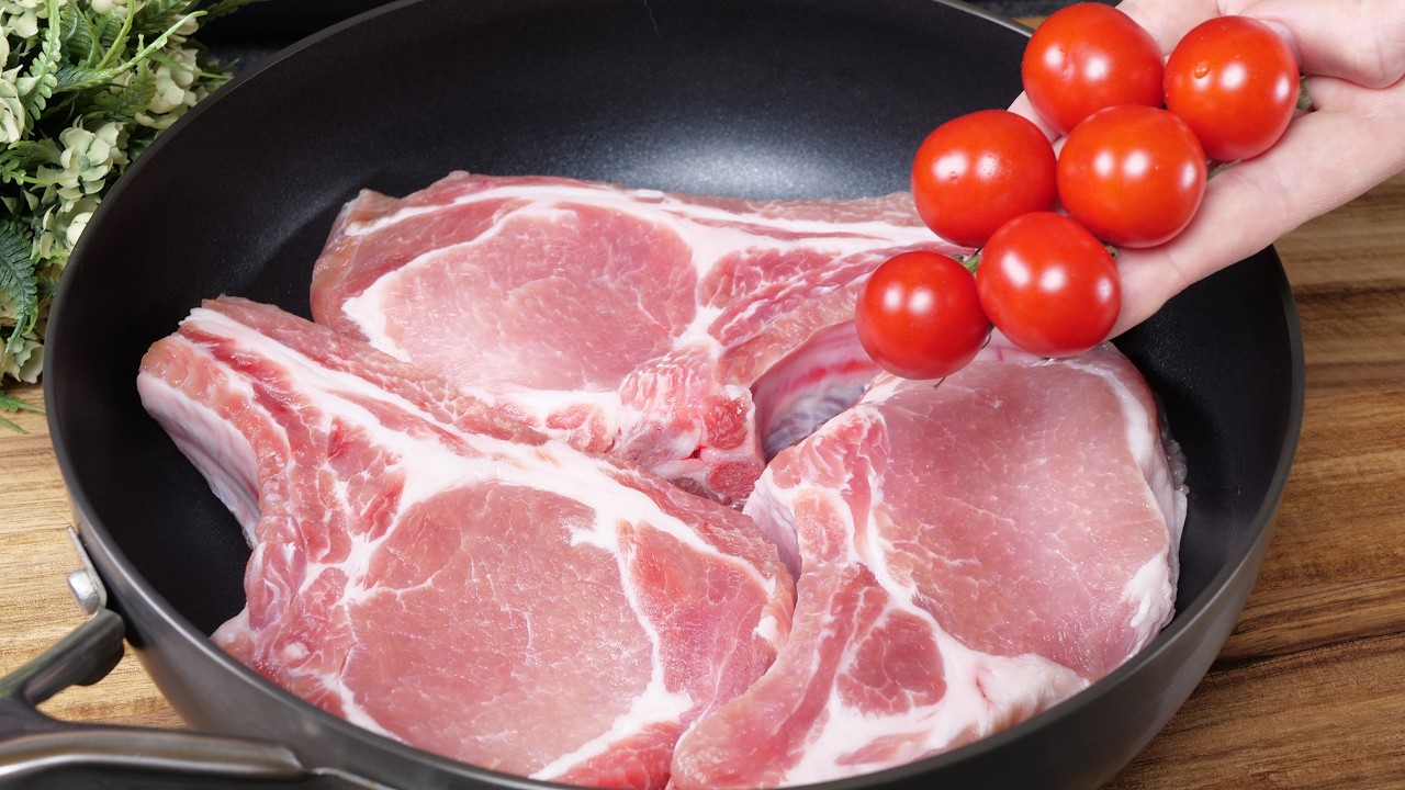 Das ist unfassbar lecker. Gebackenes Fleisch mit Gemüse zum Abendessen 😍🔥