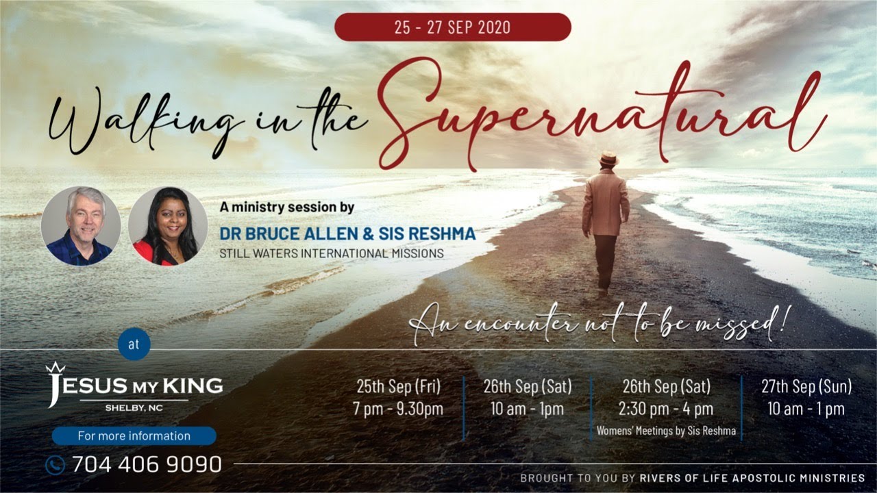 Walking in the Supernatural Session 2