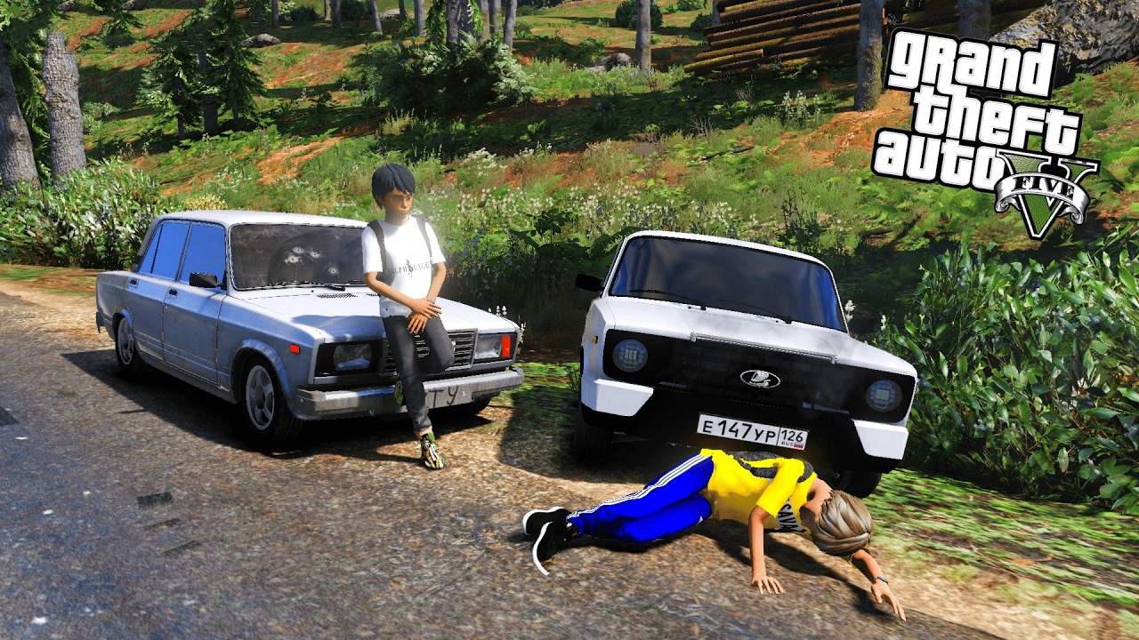 ОПЕРСКАЯ ЕЗДА В GTA 5 - КУПИЛ УБИТУЮ ВАЗ 2107! ДАНЁК РАЗБИЛСЯ НА СЕМЕРКЕ URBAN! 😜YONCER😜