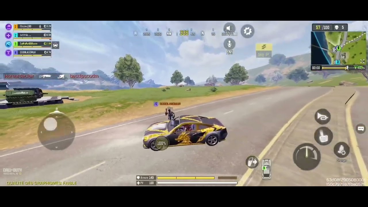 Call of duty mobile : partie sur Blackout 👈✌️🥷