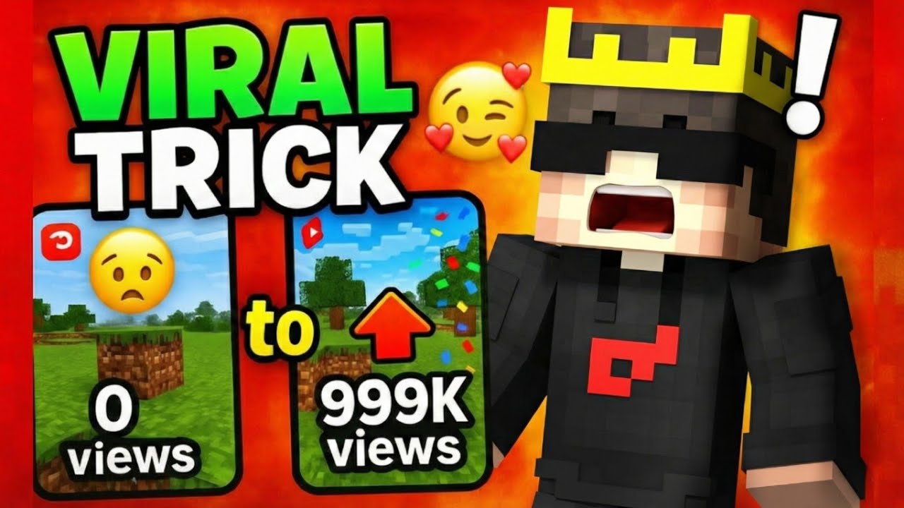 🔥How to Make Viral Minecraft Shorts (Using Today&rsquo;s Trends)