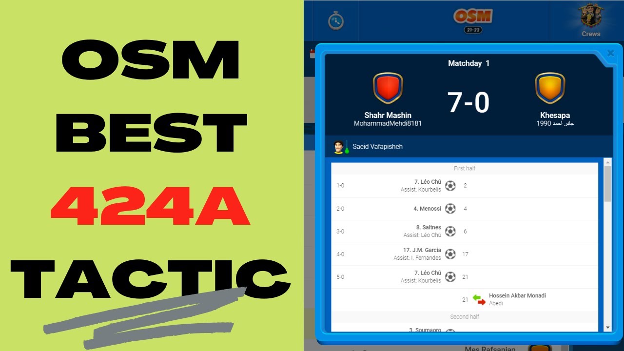 OSM BEST 424A TACTIC September 2021