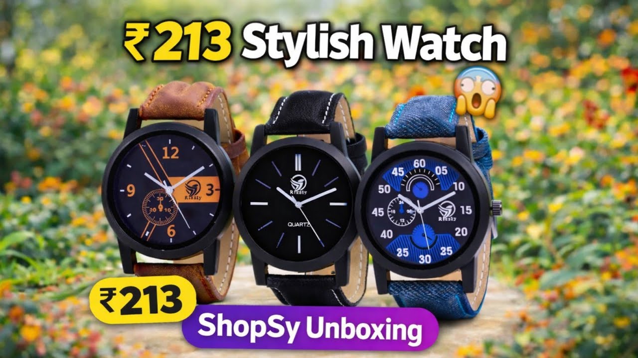 Only ₹213 Watch from ShopSy 😱 Worth it or Waste?
