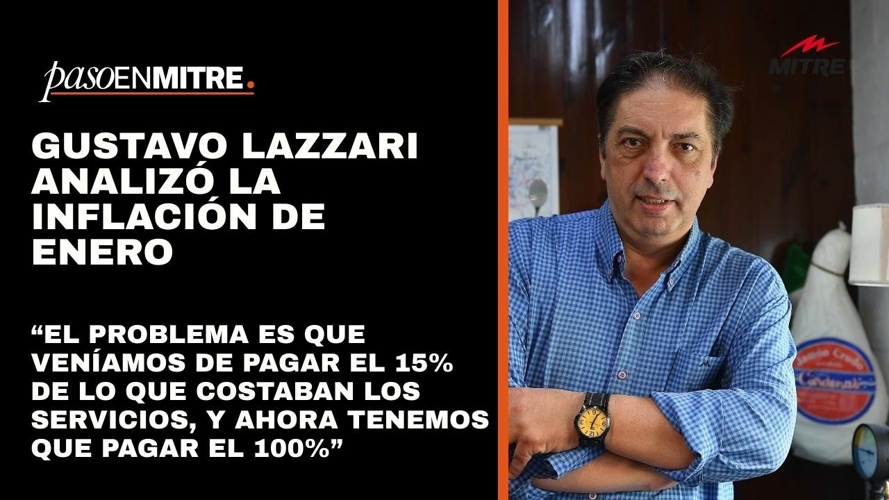 Gustavo Lazzari: “El problema es que veníamos de pagar el 15% de lo que costaban los servicios