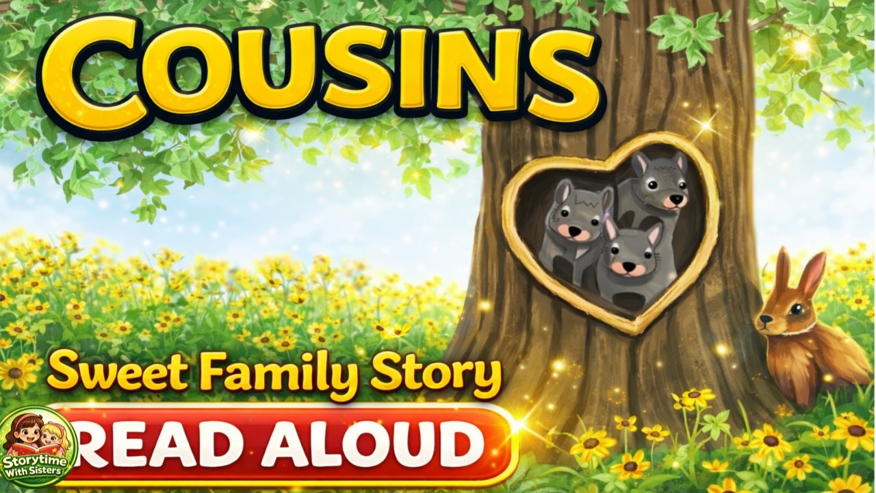💚🐿️COUSINS by MARNIE REYNOLDS-BOURQUE 🌈Read Aloud Book For Kids 📽️Animation Book