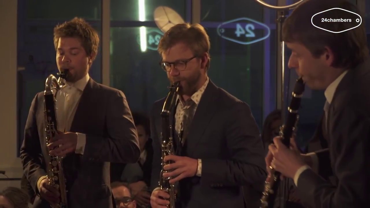 24chambers | Mahler Symphony No.1 | Funeral March | New Amsterdam Clarinet Quartet