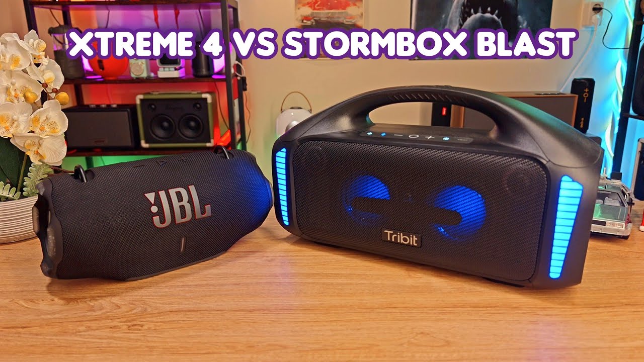 JBL Xtreme 4 против Tribit Stormbox Blast «КОМПАКТНЫЙ БАС ПРОТИВ МОЩНОГО БАСА!!»
