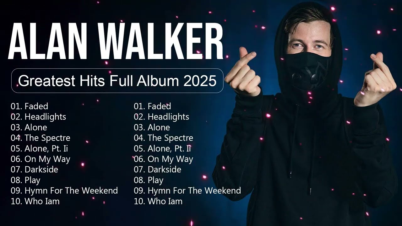 A new mix with echoes, try listening to Alan Walker's standout songs by Music Night