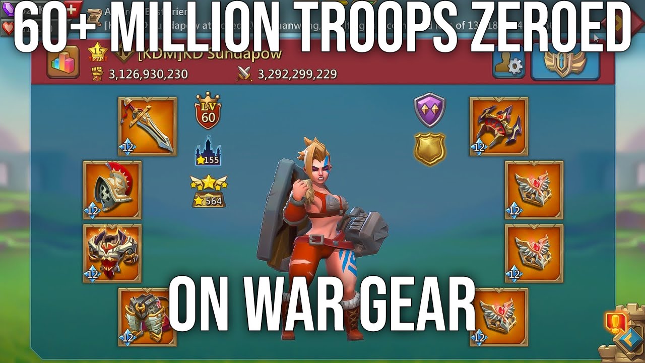 Lords Mobile - Crazy Players On Fury Zeroed Out! Final Battle