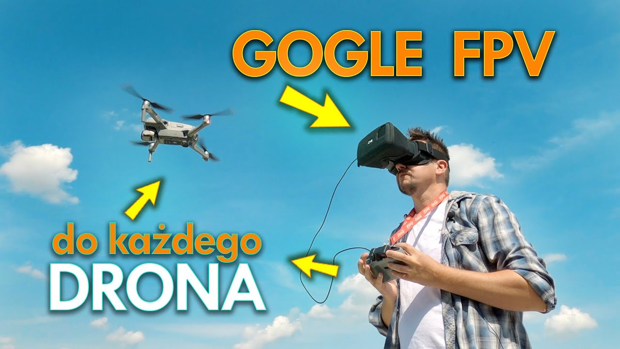 Gogle FPV do każdego DRONA! | MagiMask DJI Mavic Mini Autel Hubsan Xiaomi