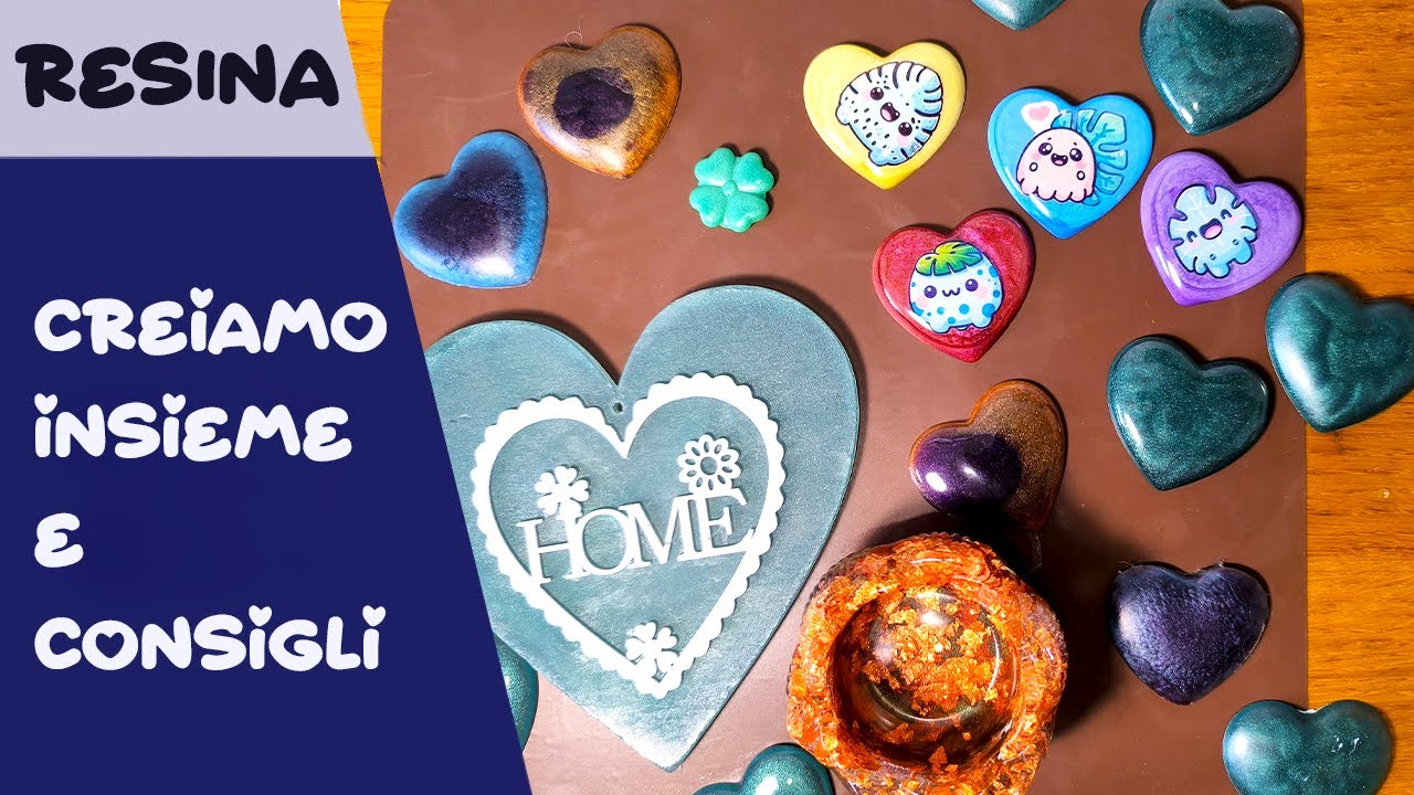 Creiamo Insieme con la Resina 01 _ Nuove creazioni, consigli e vediamo i risultati