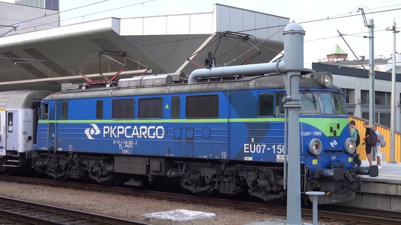 PKP Cargo EU07-1505 Kraków Główny Intercity 