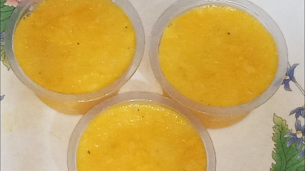 দুধের কমলা কালার পুডিং