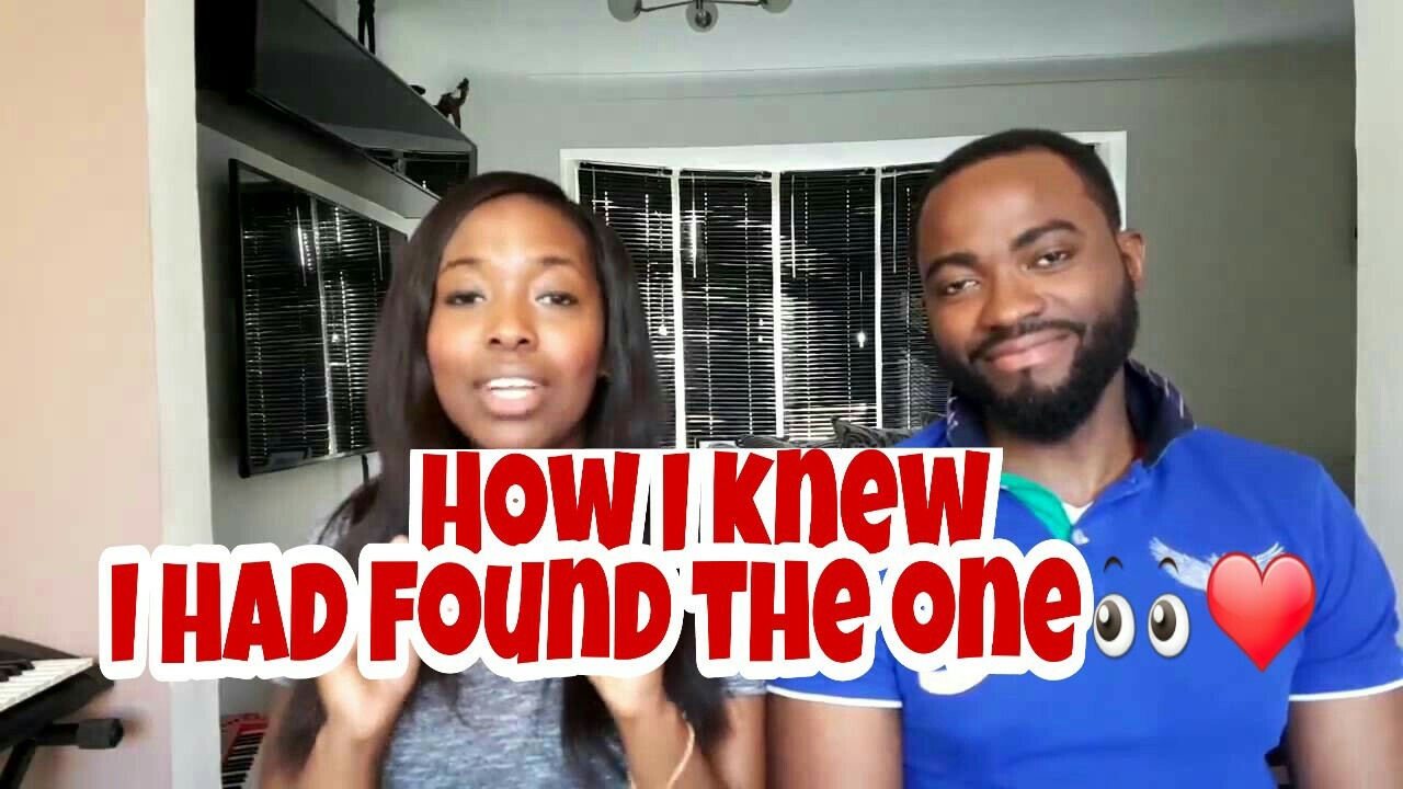 How I knew I had found the one