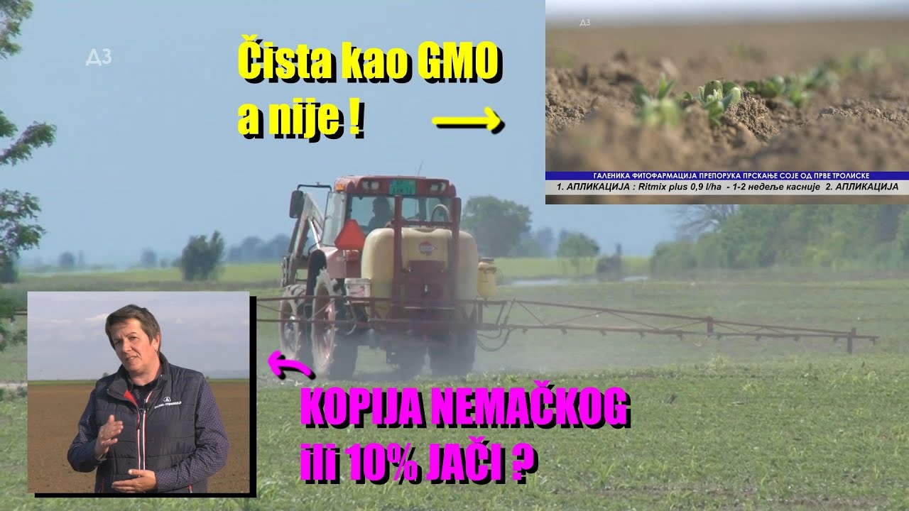 JEFTINIJA ZAŠTITA SOJE - čisti kao TOTAL GMO - evo kako se prska najbolje -10% JAČI od jakog !