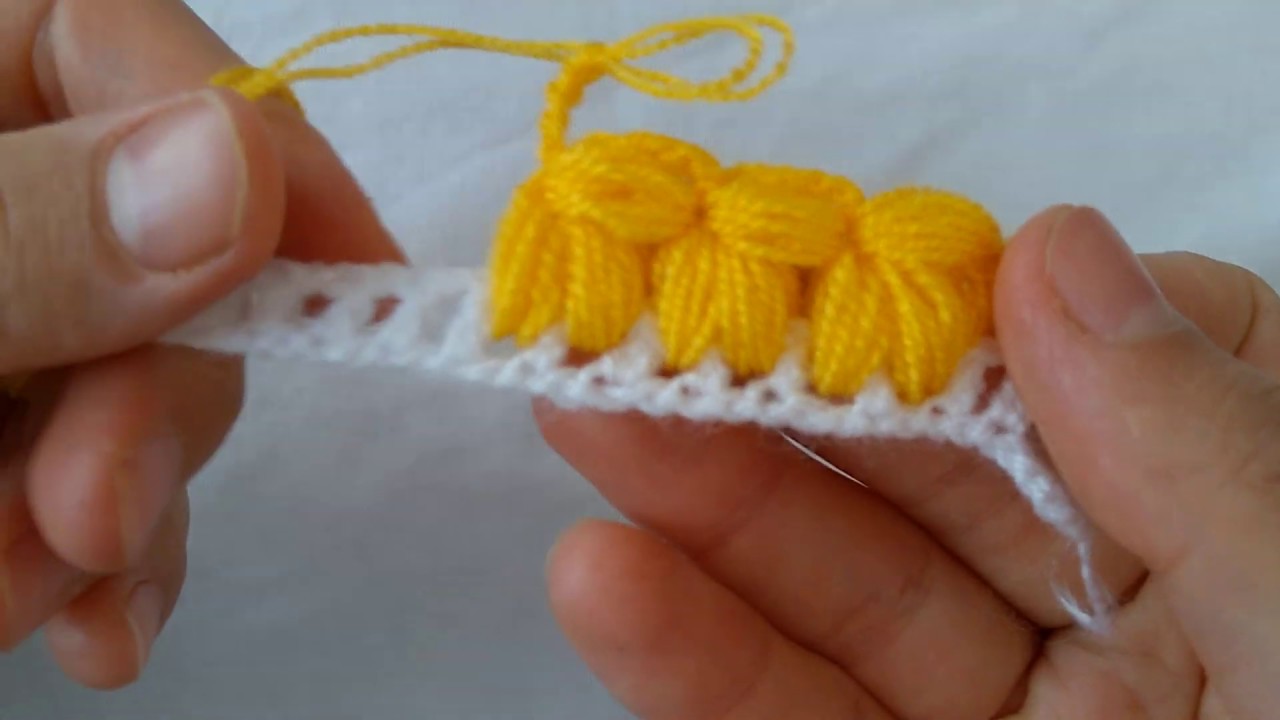 FARKLI YILDIZ LİF YAPIMI | KOLAY LİF MODELİ | how to make knittink crochet easy