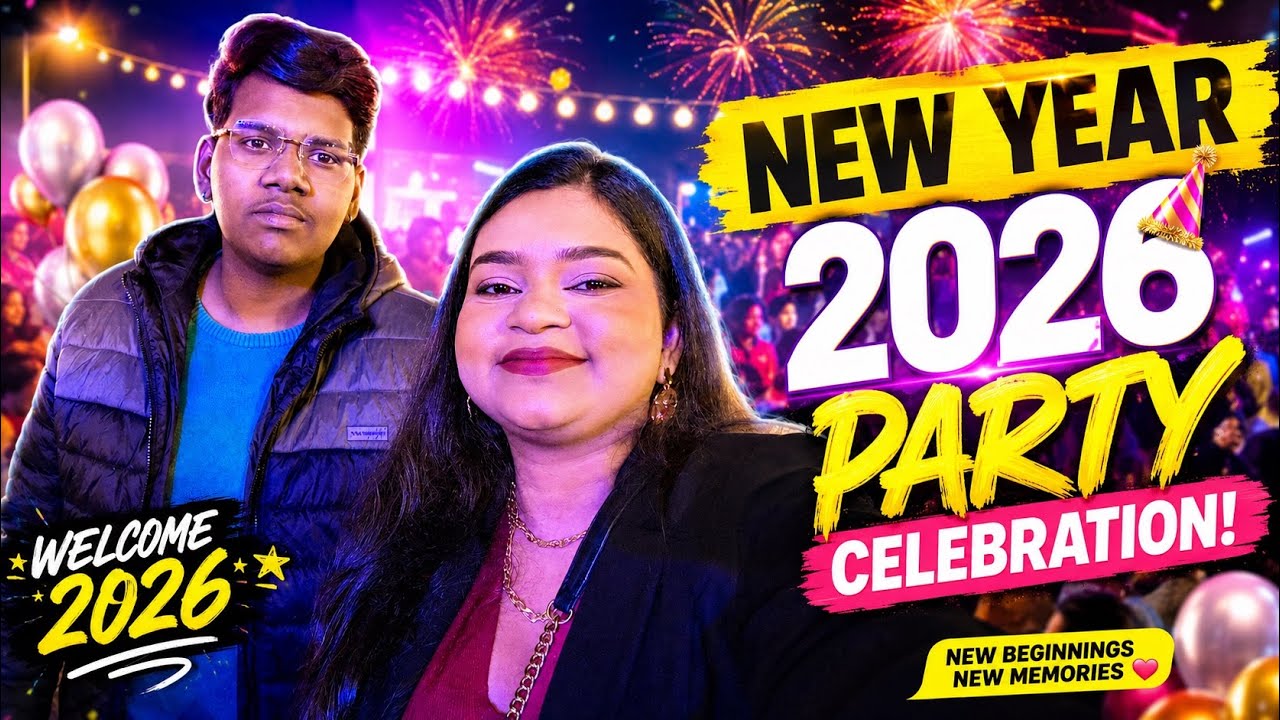 New Year 2026 Party !! 🥂|| Midnight Celebration 