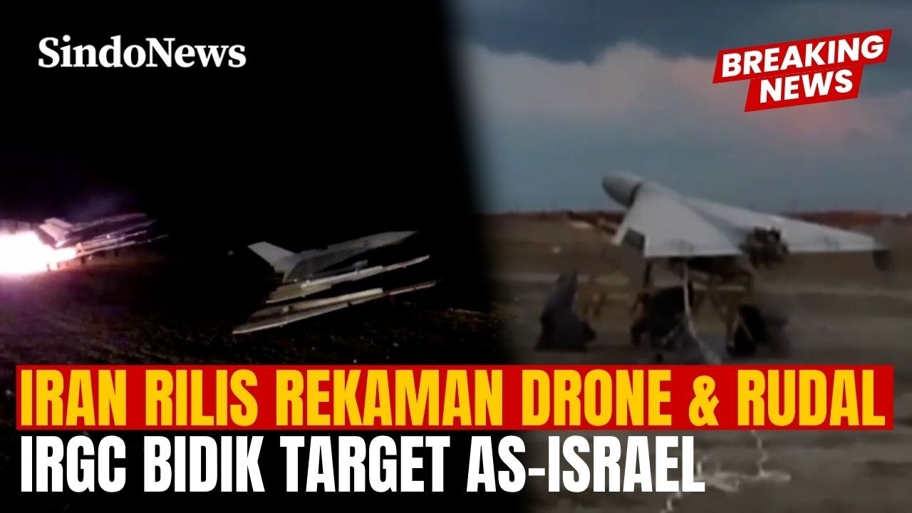 Iran Rilis Rekaman Drone & Rudal IRGC Bidik Target AS-Israel dalam Operasi “True Promise 4”! |