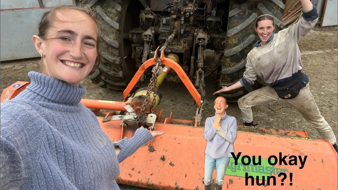 TOPPING GRAZING GROUND on a DIARY FARM featuring HOW TO OPEN THE BONNET ON A MX110 CASE